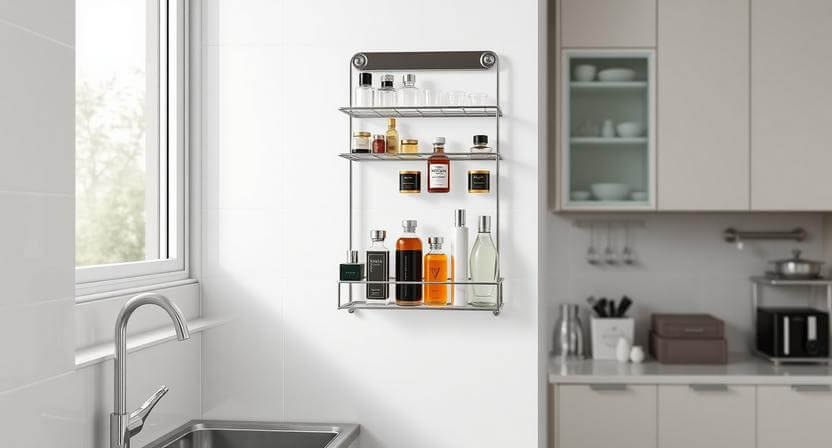 perfume stand for the wall