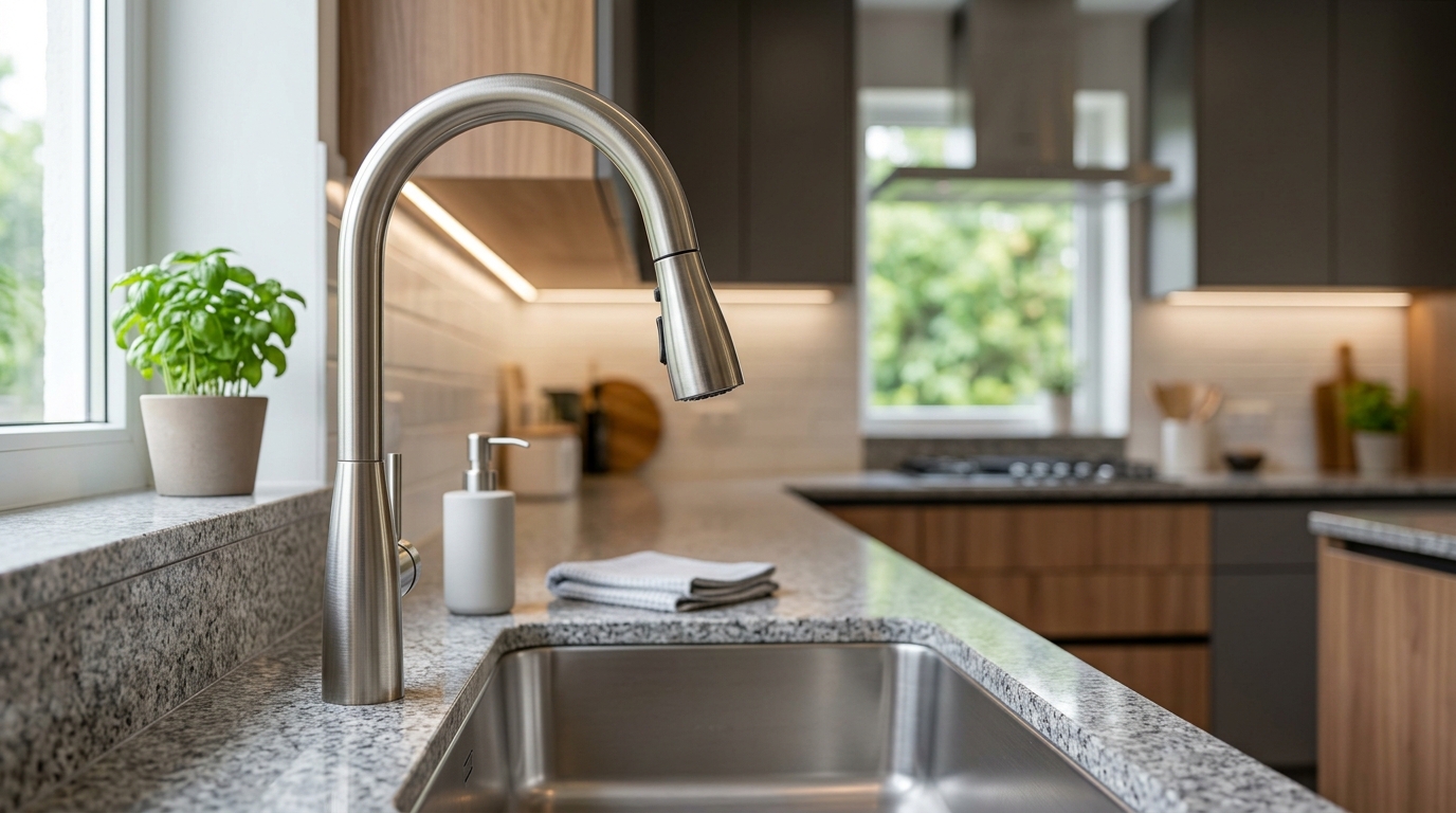 Brushed Nickel Faucet: Modern Kitchen Design Guide