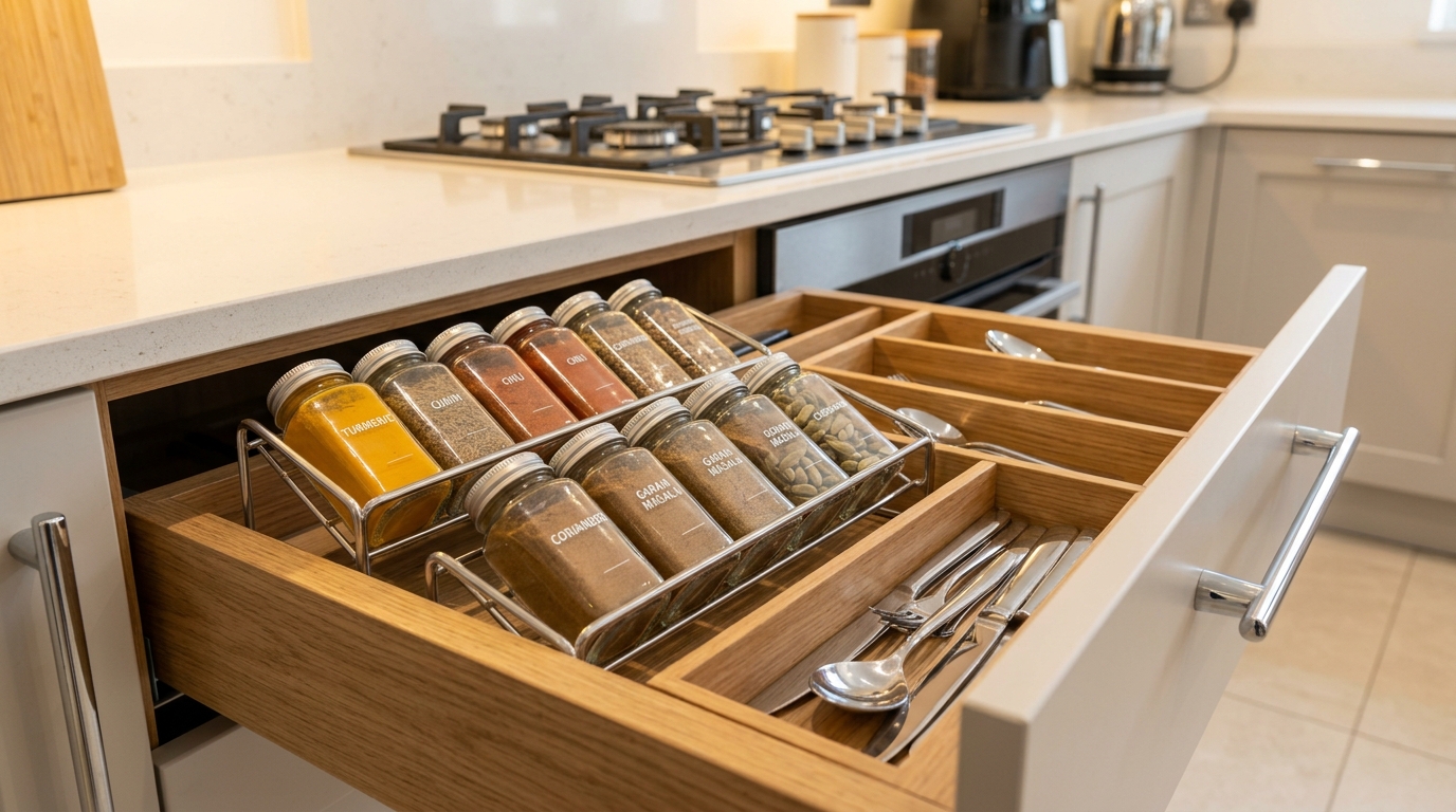 Spice Rack Insert | Best Kitchen Storage Ideas