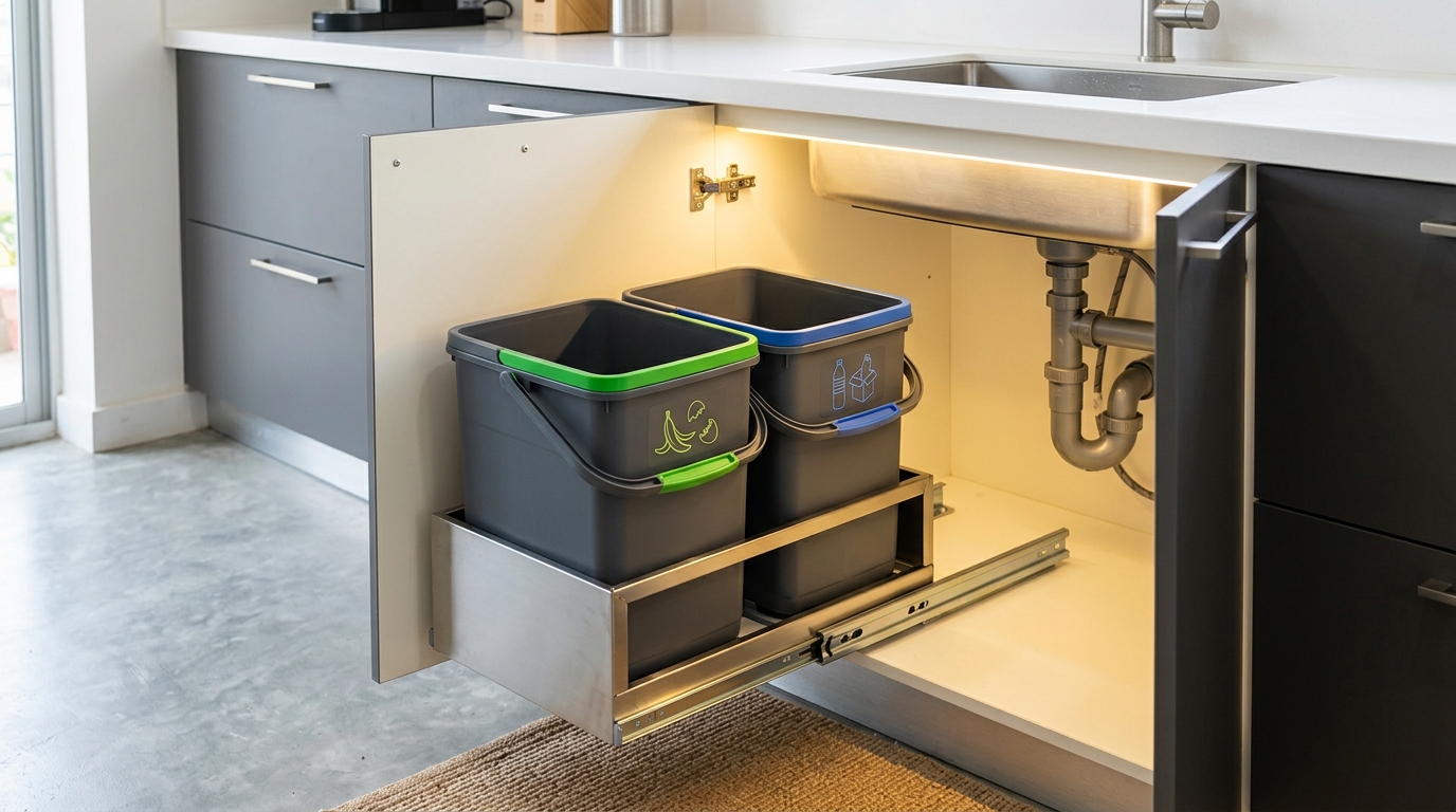 Waste Sorting Bin Guide for Cleaner Kitchens & Recycling Tips