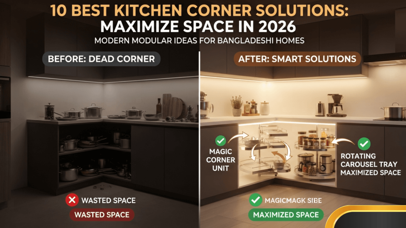10 Best Kitchen Corner Solutions to Maximize Space