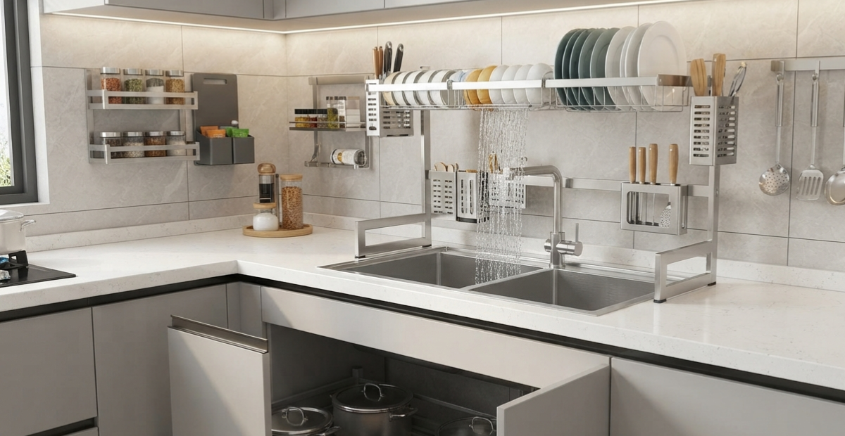 Best Sink Drain Racks for a Cleaner Kitchen Space in 2026