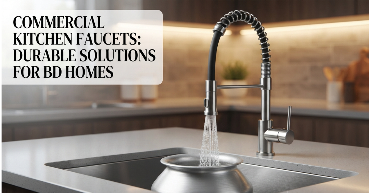 Commercial Kitchen Faucet Types for BD Homes (2026 Guide)