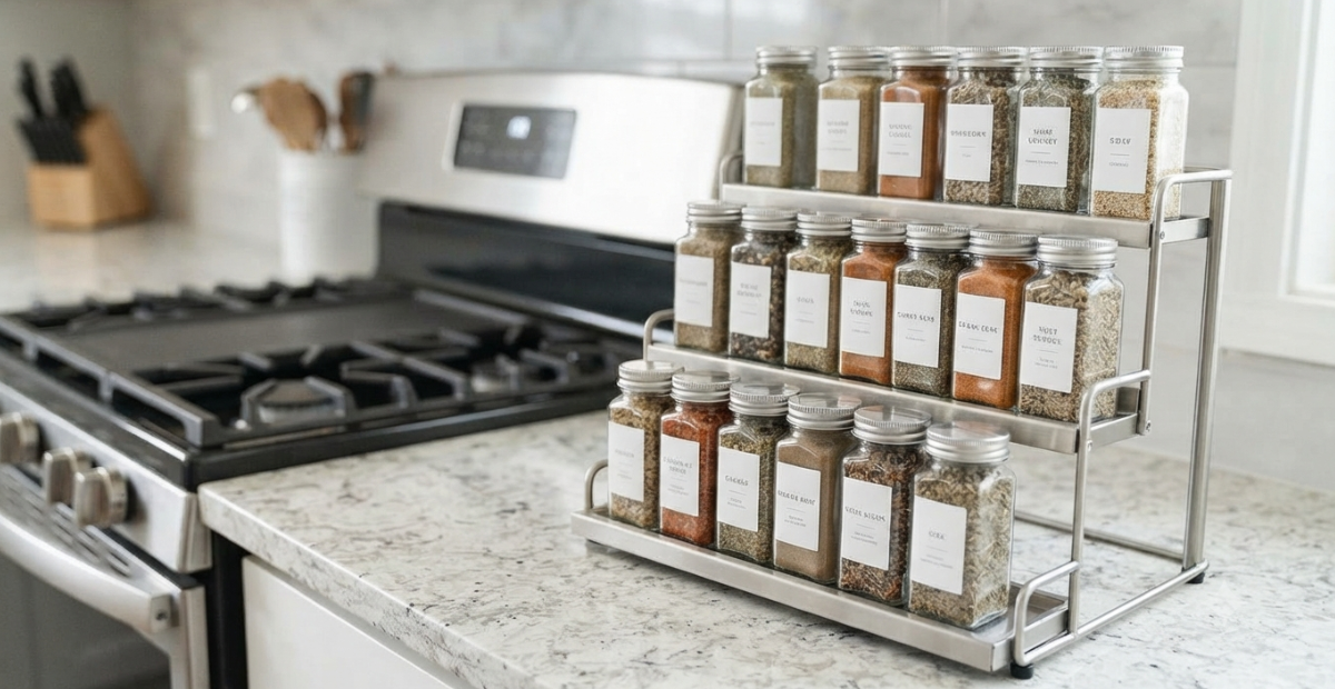 Best Countertop Spice Organizer for Easy Cooking in BD