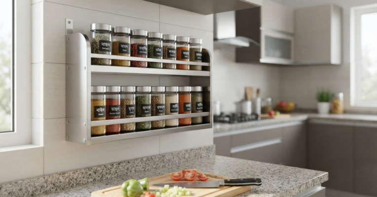 Wall Mounted Spice Rack: Smart Kitchen Storage Solutions
