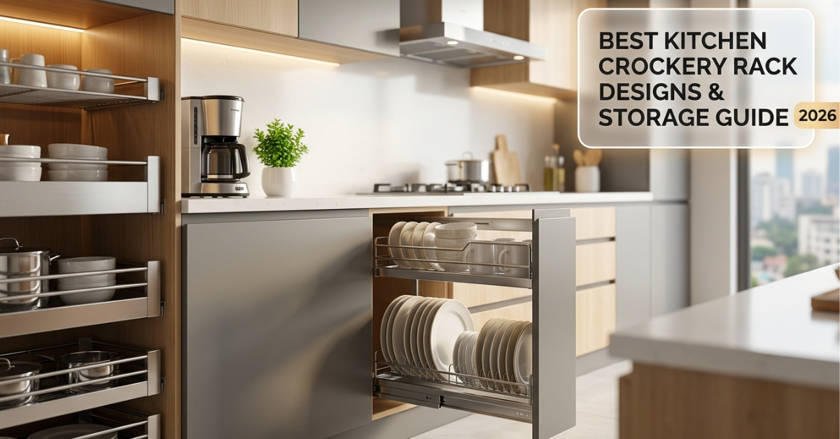 Best Kitchen Crockery Rack Designs & Storage Guide 2026