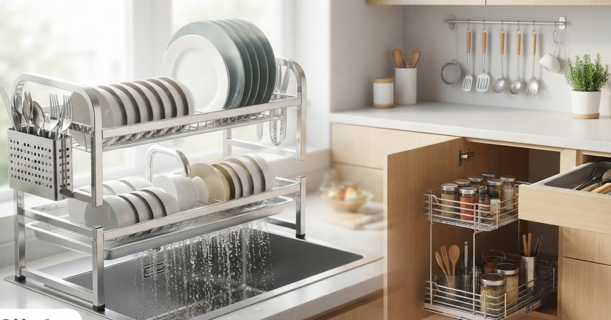 Best Kitchen Sink Accessories & Steel Dish Rack Price in BD (2026)