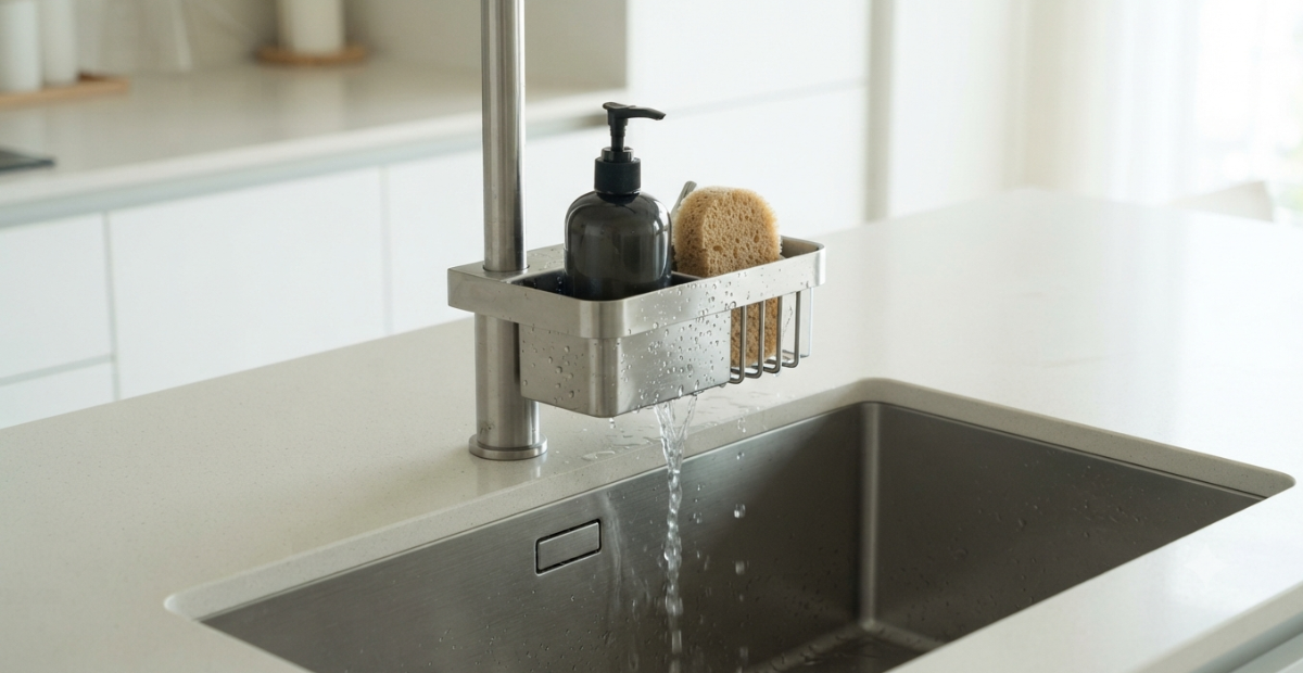 Kitchen Sink Organizer Ideas for a Bright, Minimalist Home