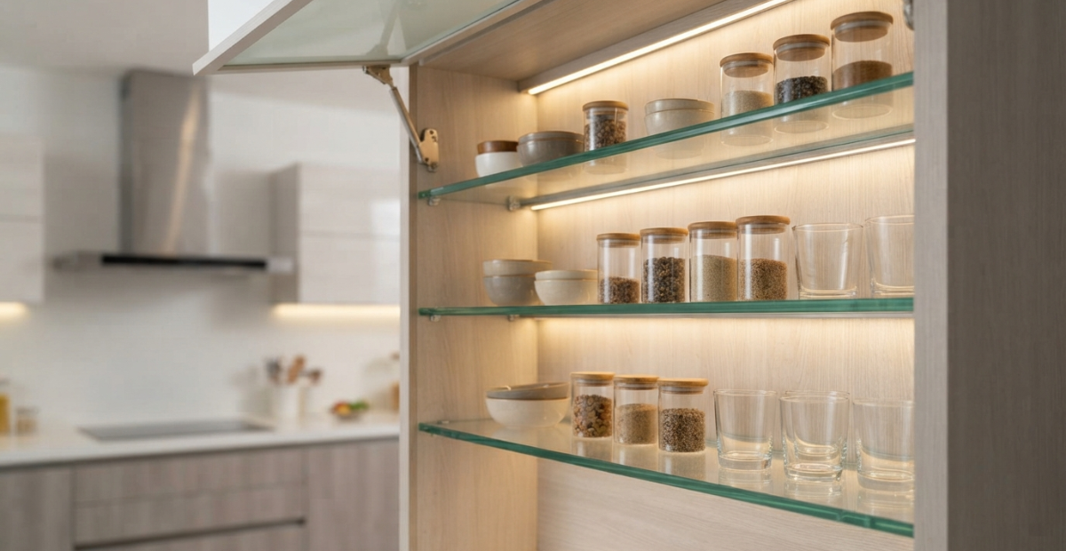 Glass Shelf for Kitchen Cabinet: Modular Storage Guide 2026