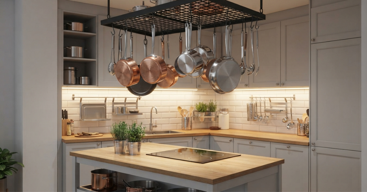 5 Best Hanging Pot Rack Ideas for Modern Kitchens