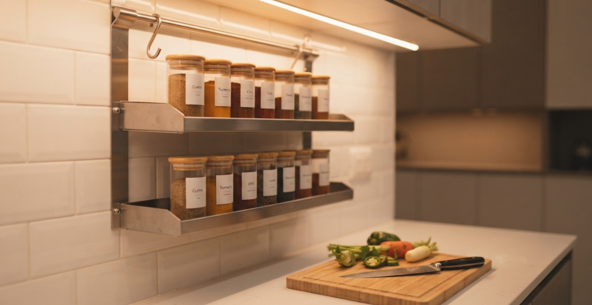 Hanging Spice Rack: Smart Storage & Kitchen Ideas