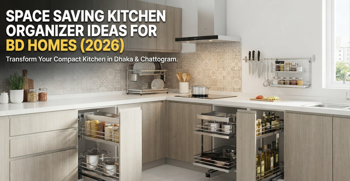 Space Saving Kitchen Organizer Ideas for BD Homes (2026)