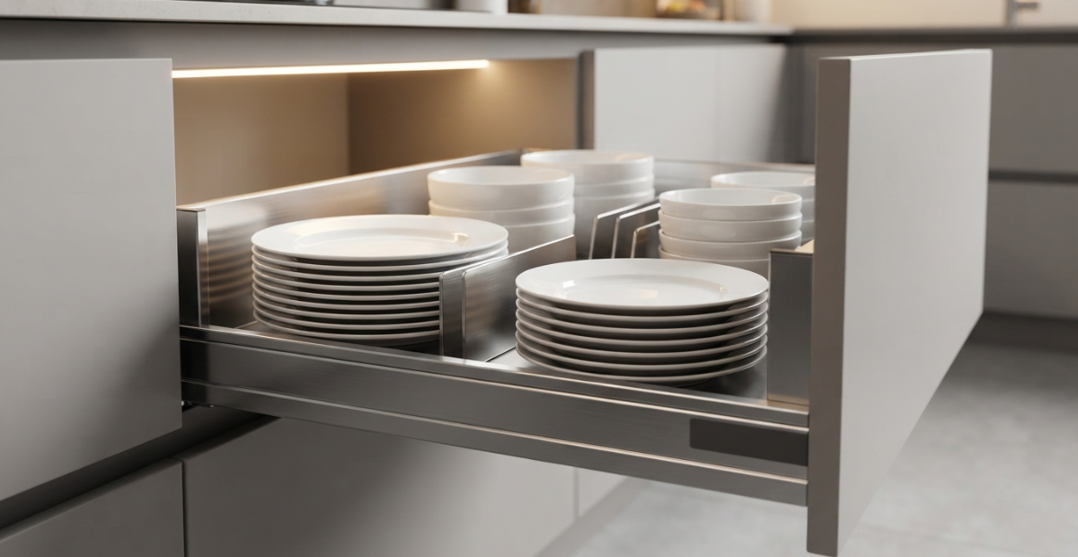 Best Drawer Organizer for Plates | Modular Kitchen Accessories BD