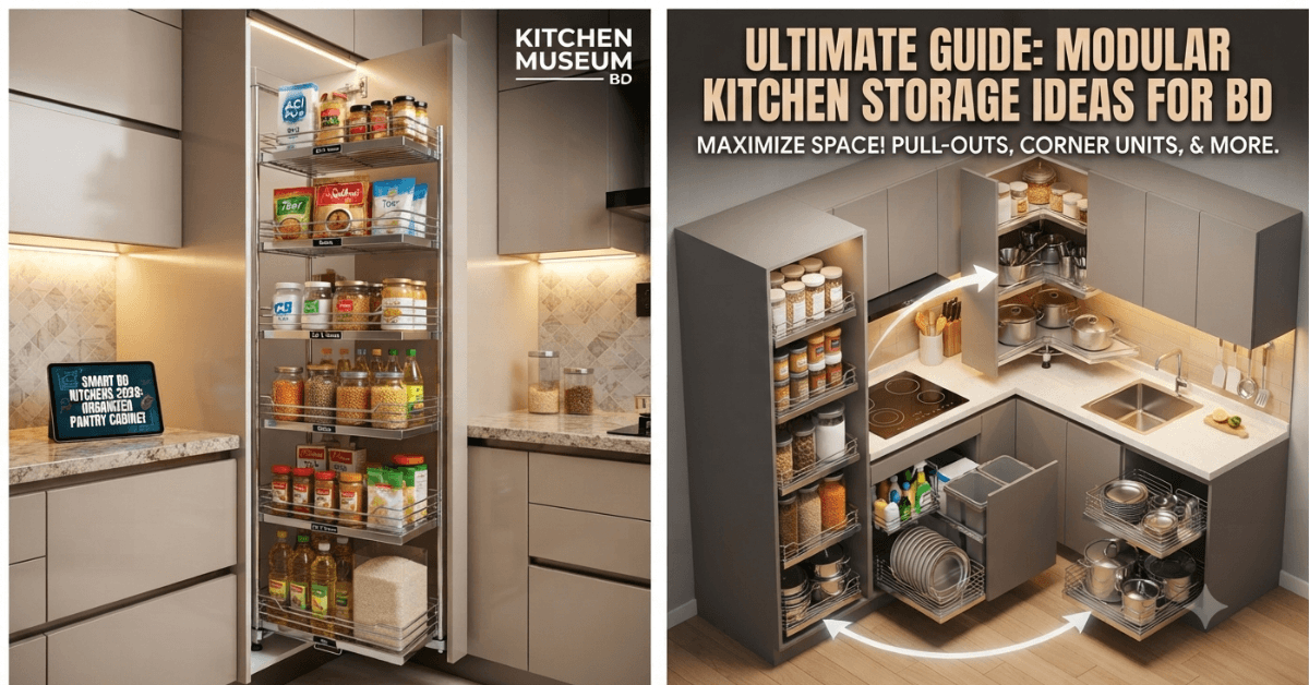 Organized Pantry Cabinet Ideas for Smart Modular Kitchens BD 2026