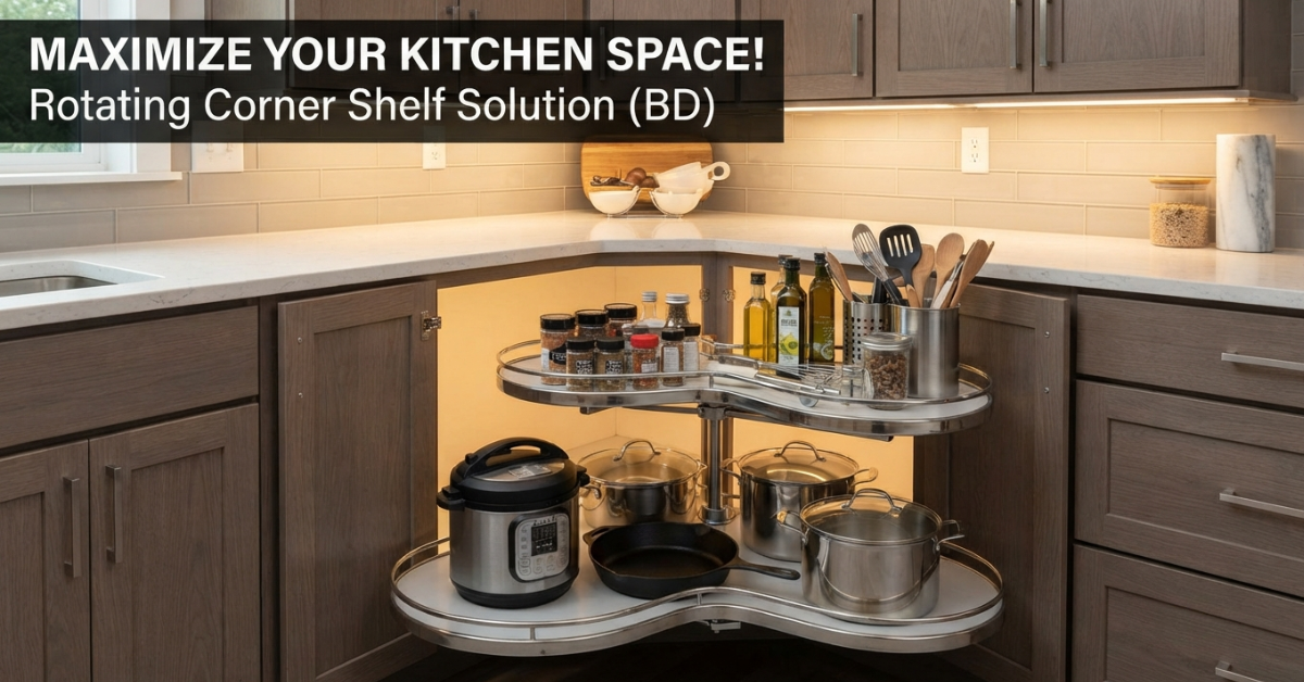 Rotating Corner Shelf: Maximize Kitchen Space in BD (2026)