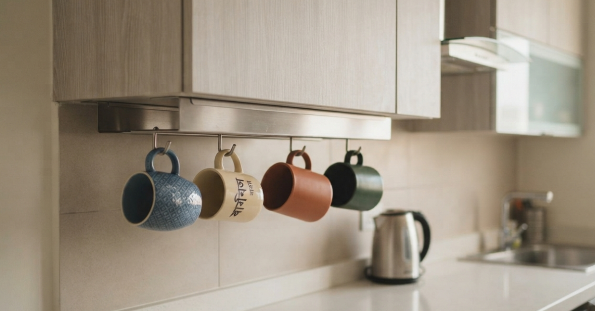 Smart Under Cabinet Mug Holder for Kitchens in BD | 2026 Guide