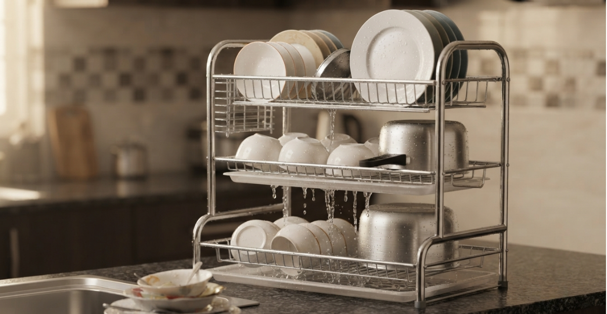 Stackable Dish Rack BD: Space Saving Kitchen Organizer (2026)