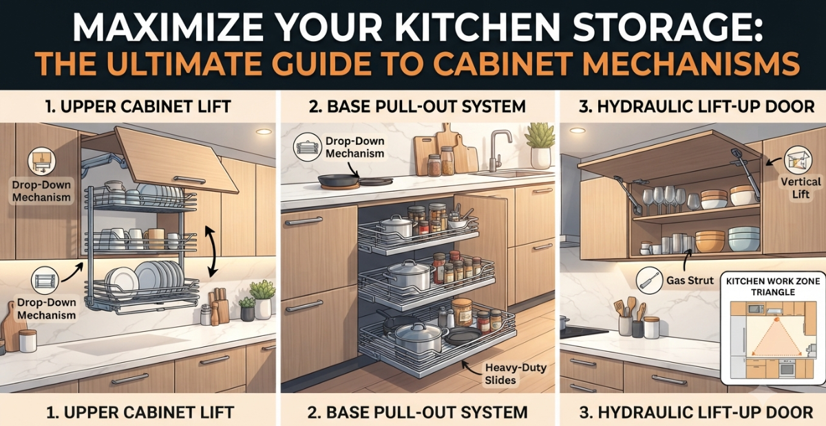 Cabinet Lift Mechanism: Smart Storage for Modern Kitchens