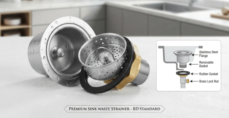 Best Sink Waste Strainer & Kitchen Accessories Guide in BD