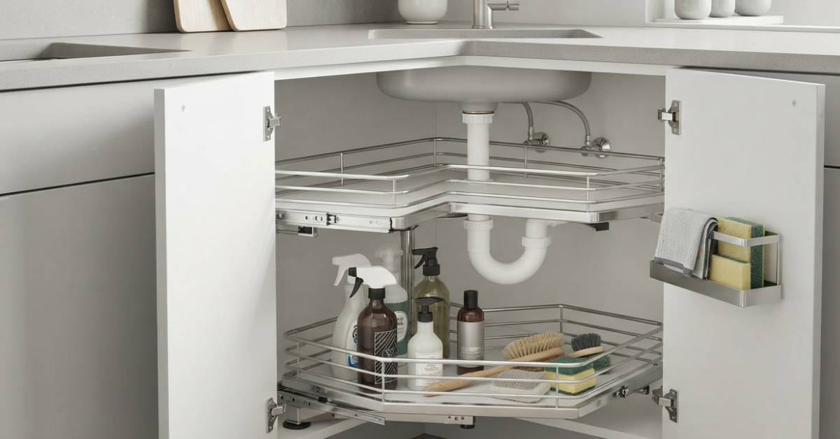 Under Sink Corner Storage Ideas for Modern Kitchens
