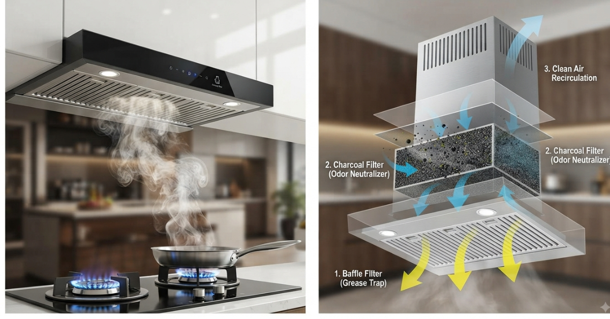 Best Ductless Kitchen Hood Guide for Home Kitchens