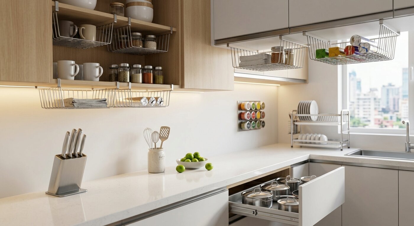 Undershelf Storage Basket Ideas to Maximize Space