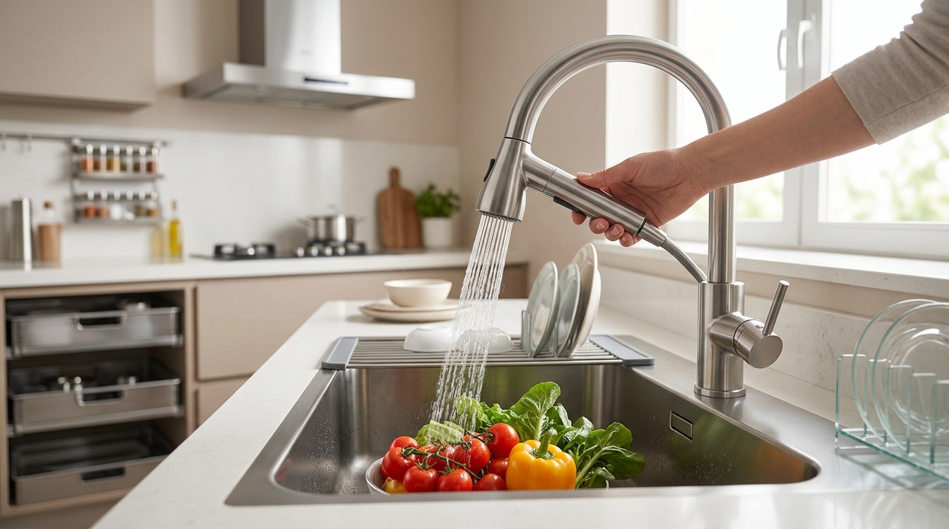 Evaluating the Pros and Cons of a Pull-Out Kitchen Faucet
