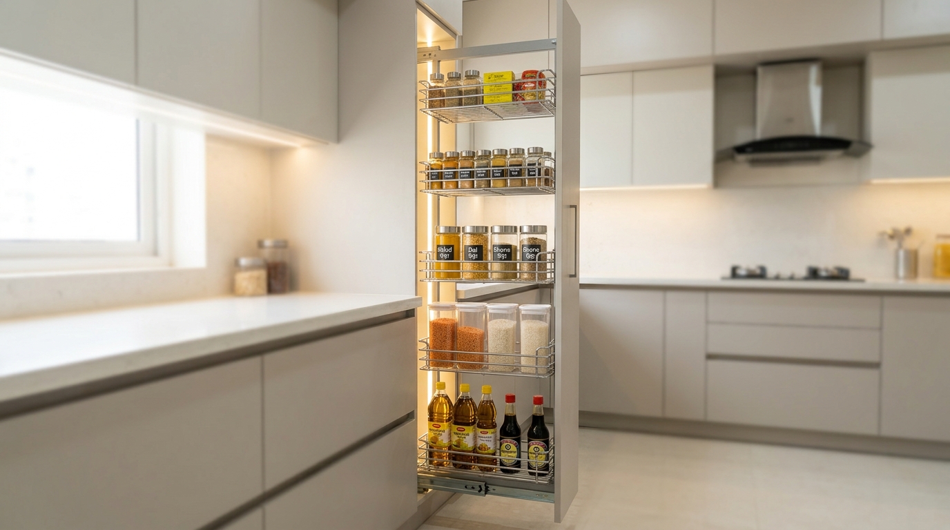 Best Pantry Pull Out Basket Ideas for Kitchen Storage