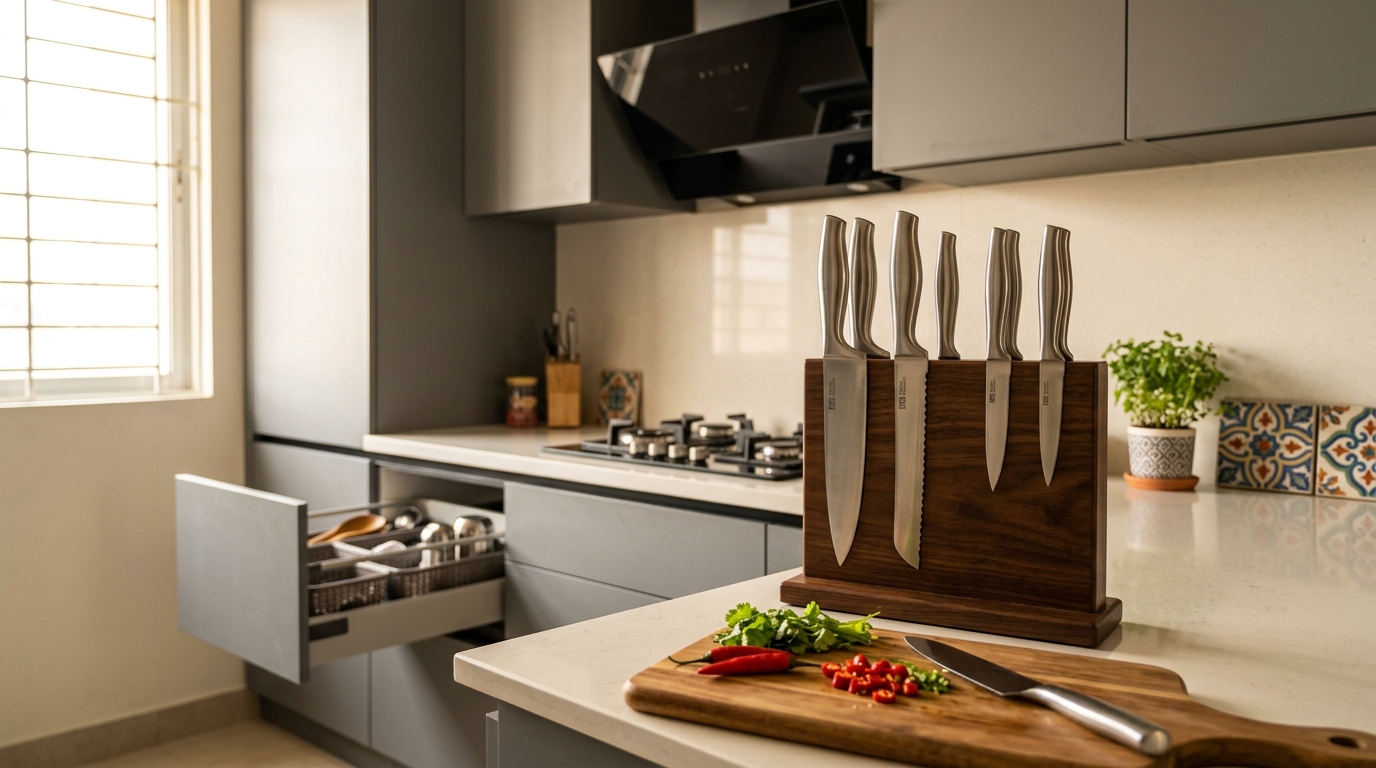 Best Knife Block Set for Safe, Stylish, Easy Food Prep!