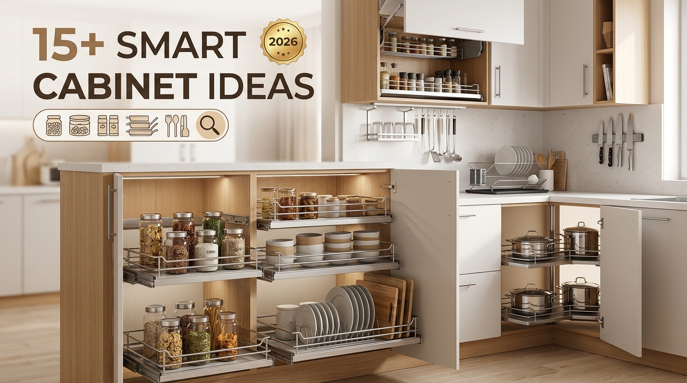 Kitchen Cabinet Organizer Ideas for a Tidy, Modern Kitchen