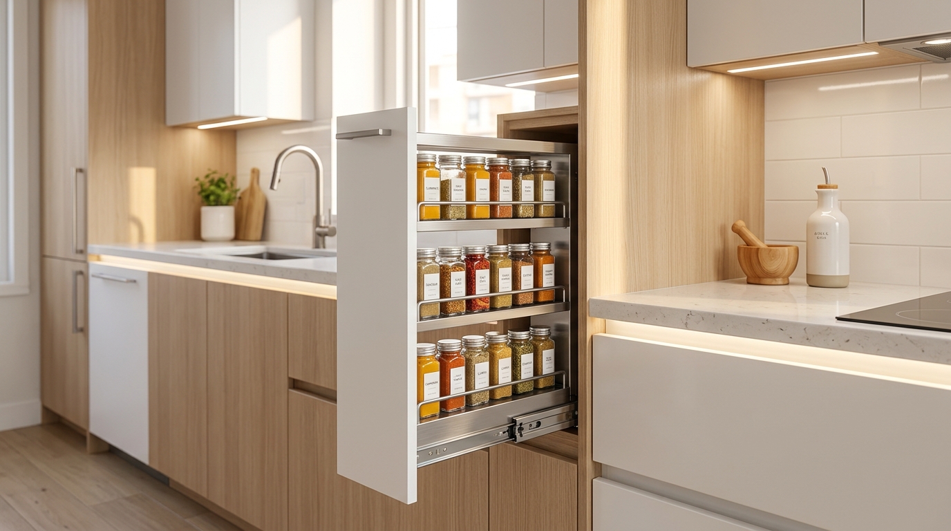 Light Kitchen Worktops & Modern Accessories for Bright Homes
