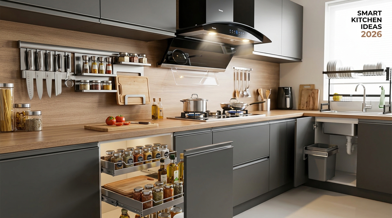 Smart Kitchen Ideas for a Modern & Functional Home