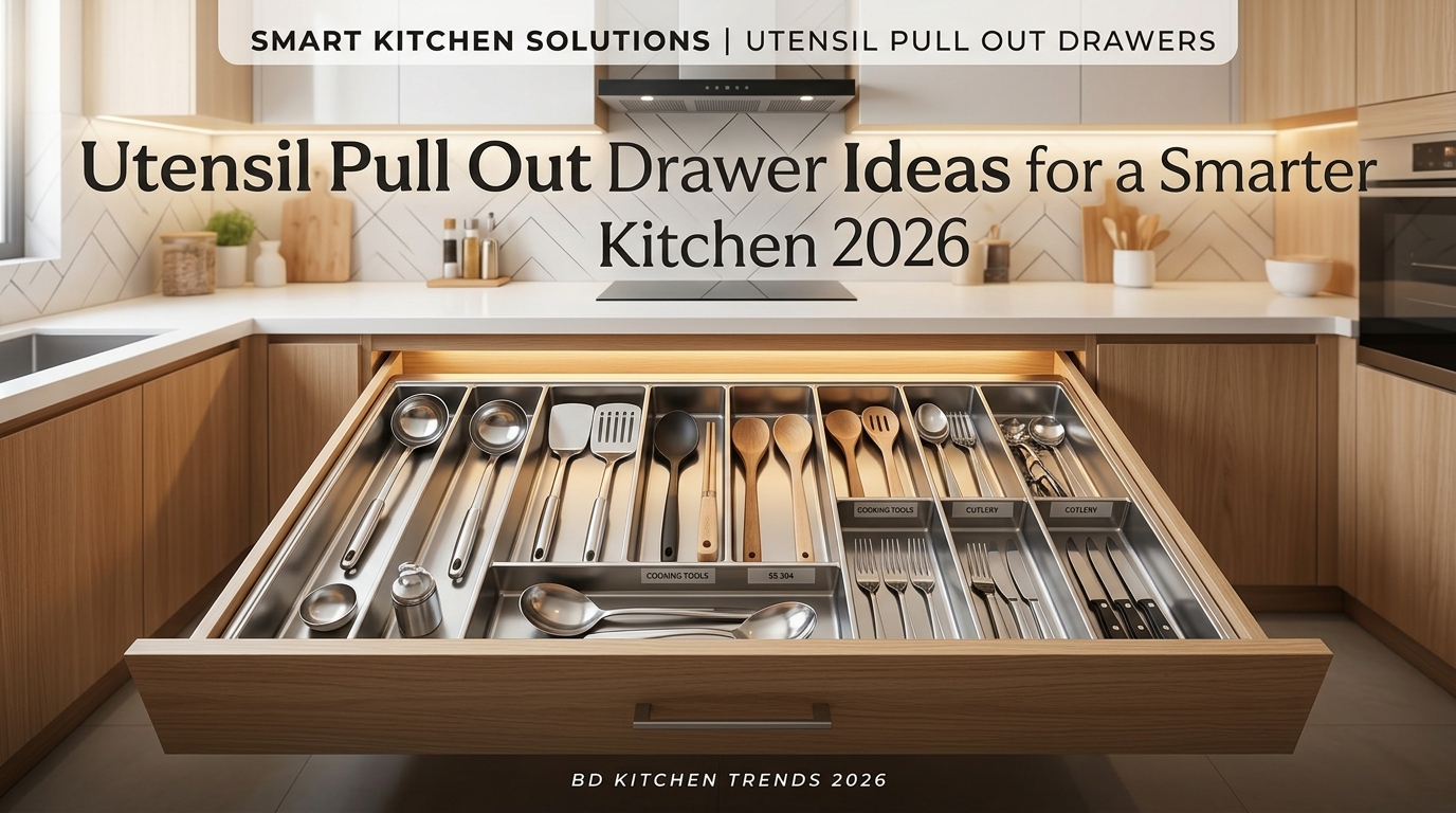 Utensil Pull Out Drawer Ideas for a Smarter Kitchen Space