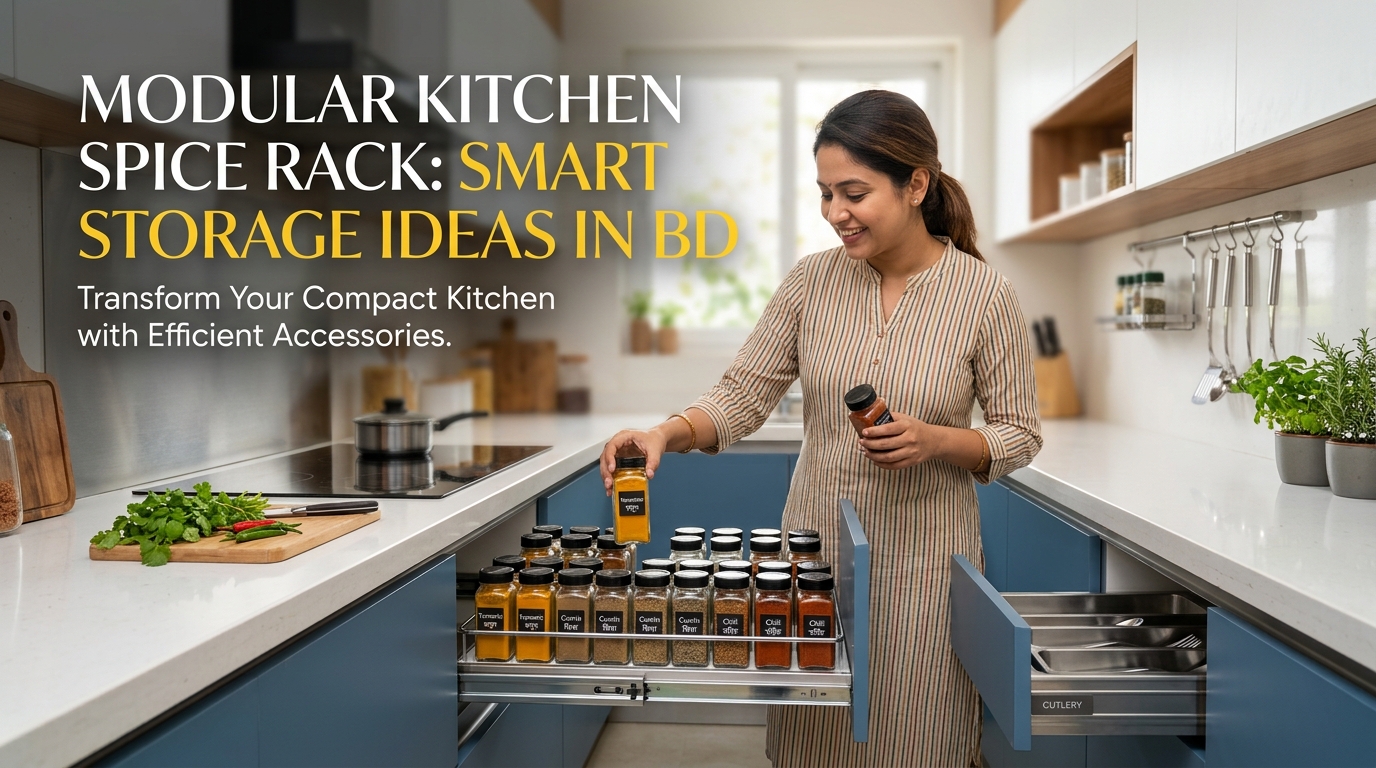 Modular Kitchen Spice Rack Ideas for Smart Storage