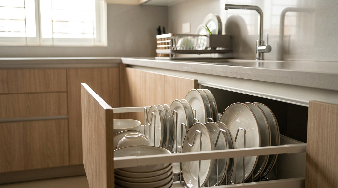 Best Kitchen Plate Organizer Ideas for Smart Storage 2026!