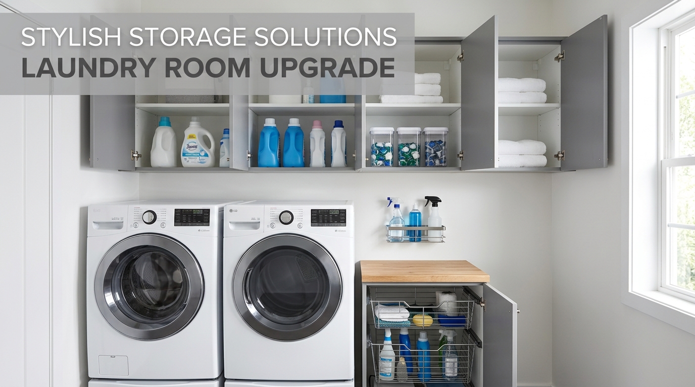 Upper Cabinets for Laundry Room: Stylish Storage Solutions