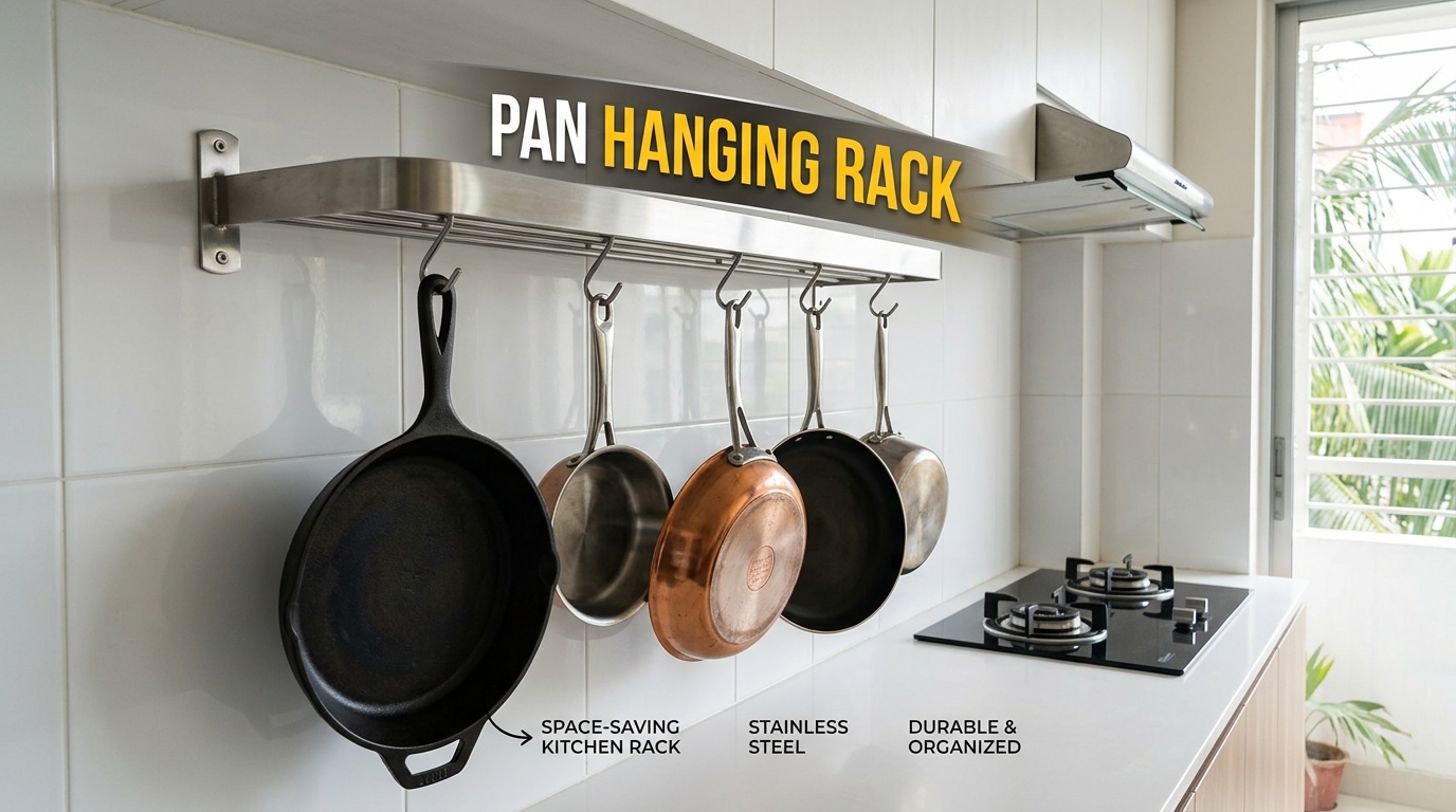 How to Choose the Best Pan Hanging Rack for Small Kitchens