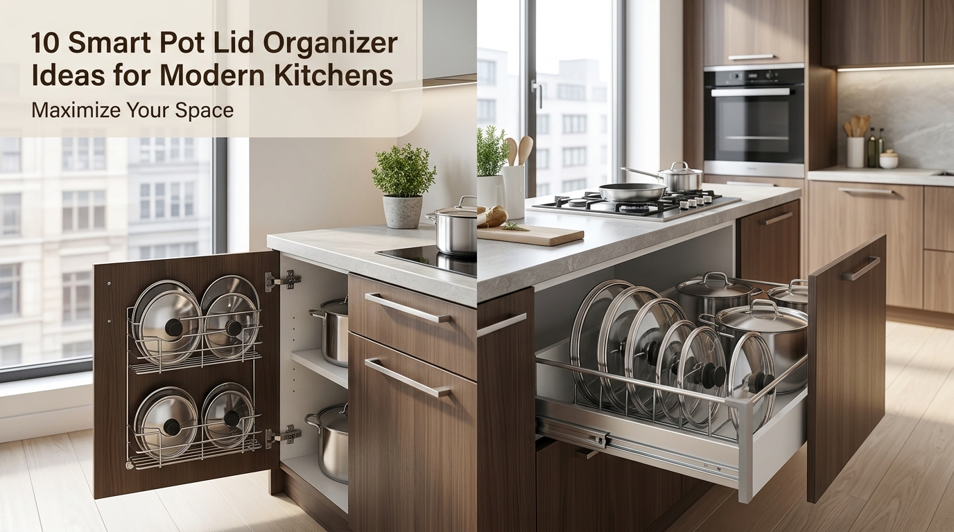 10 Smart Pot Lid Organizer Ideas to Declutter Your Kitchen
