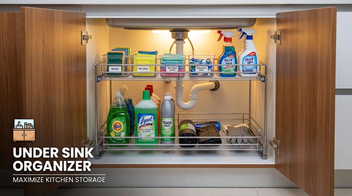 Under Sink Organizer Ideas to Maximize Kitchen Storage Space
