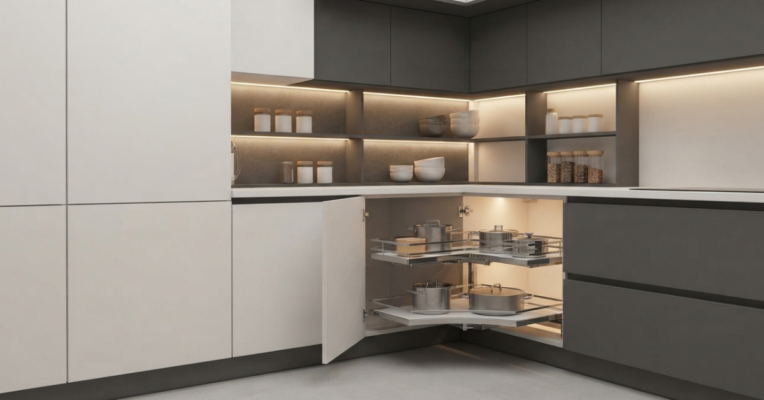 Kitchen Corner Shelf Ideas for Smart Storage in Every Home