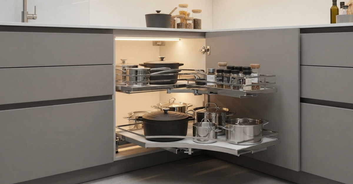 Kitchen Corner Shelf Ideas for Smart Storage in Every Home