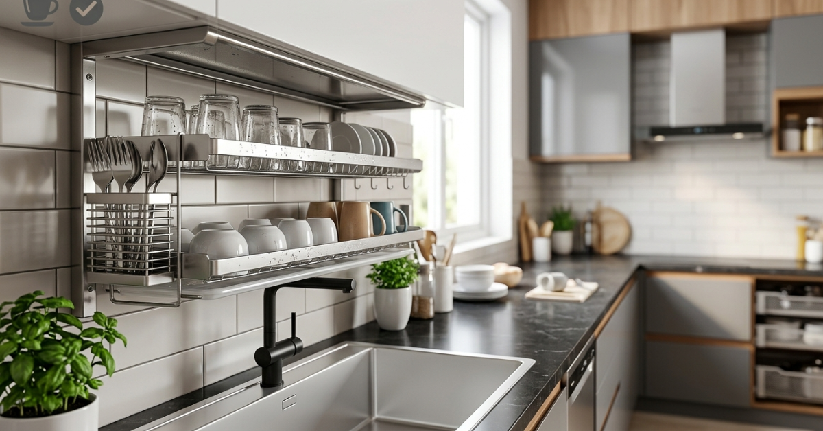 Top Cup Drying Rack Ideas for a Clean and Tidy Kitchen Now