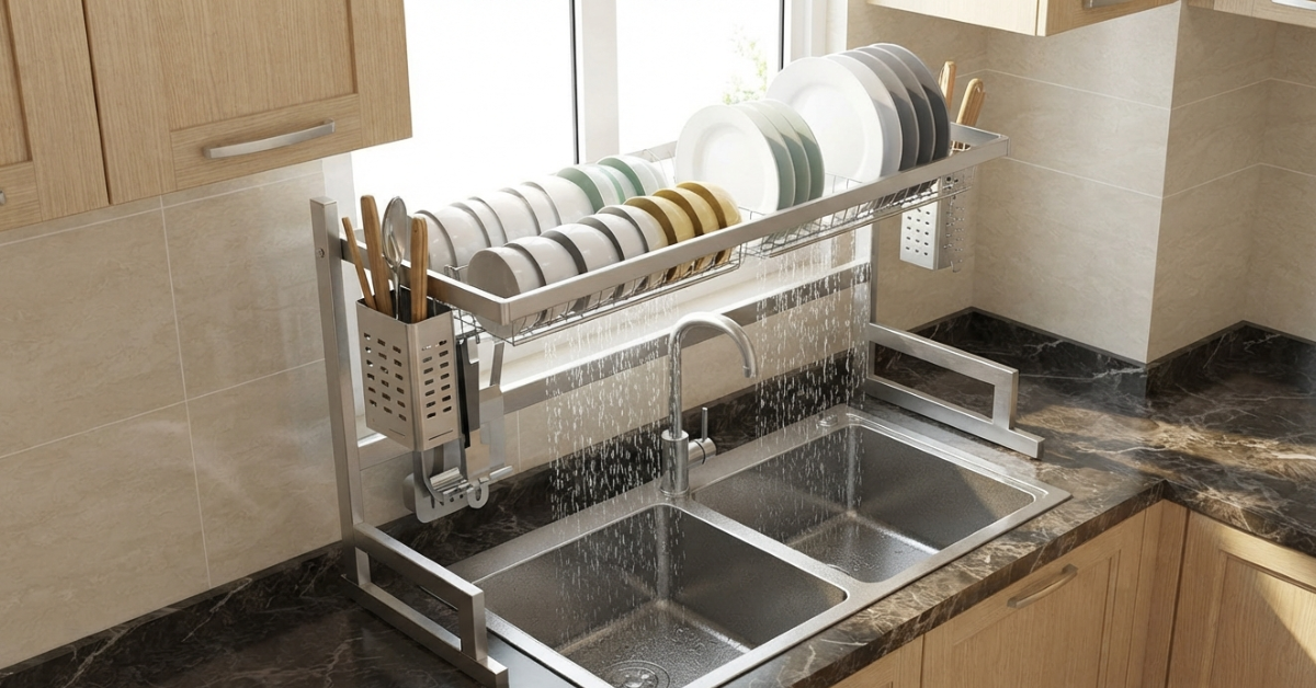 Best Drying Rack for Dishes: Space-Saving Kitchen Ideas