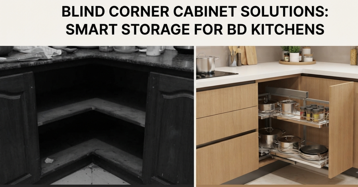Blind Corner Cabinet Solutions: Smart Storage for BD Kitchens