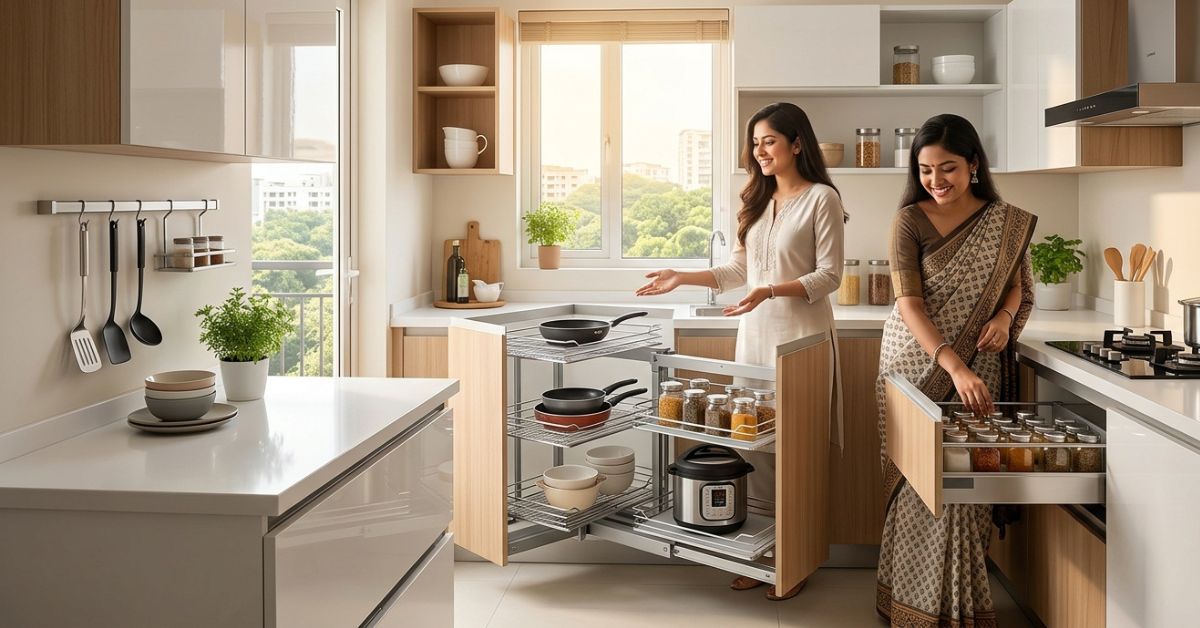 Blind Corner Upper Cabinet Solutions