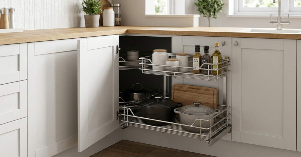 Blind Corner Pull Out: Smart Kitchen Storage Solutions