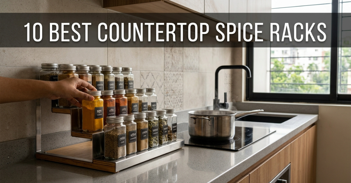 10 Best Countertop Spice Rack Ideas for Any Kitchen