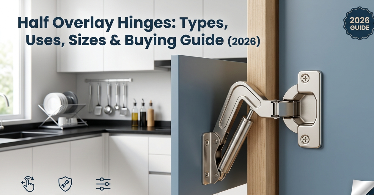 Half Overlay Hinges: Types, Uses, Sizes & Buying Guide