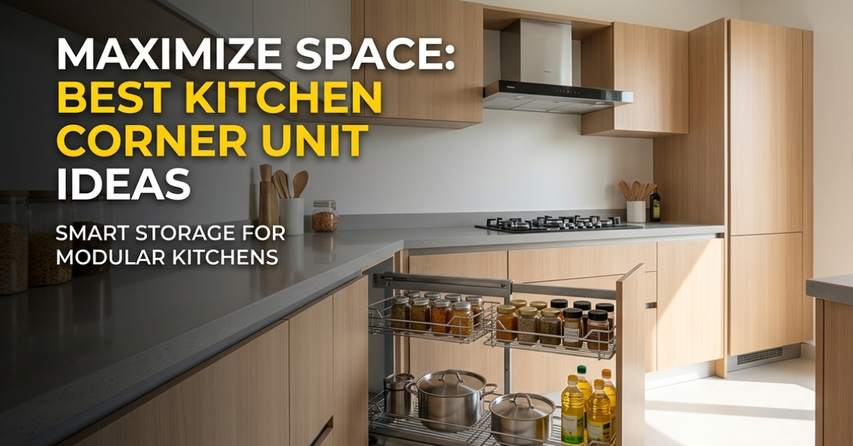 Best Kitchen Corner Unit Ideas for Smart Storage Solutions