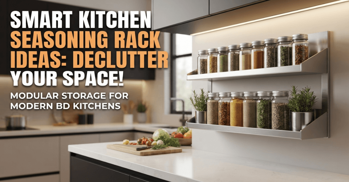 Kitchen Seasoning Rack Ideas for a Clutter-Free Hub